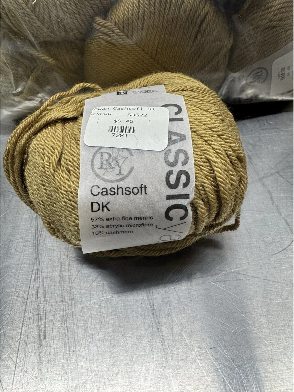 Rowan Cashsoft Dk Shade 522 Cashew 18 Skein Lot